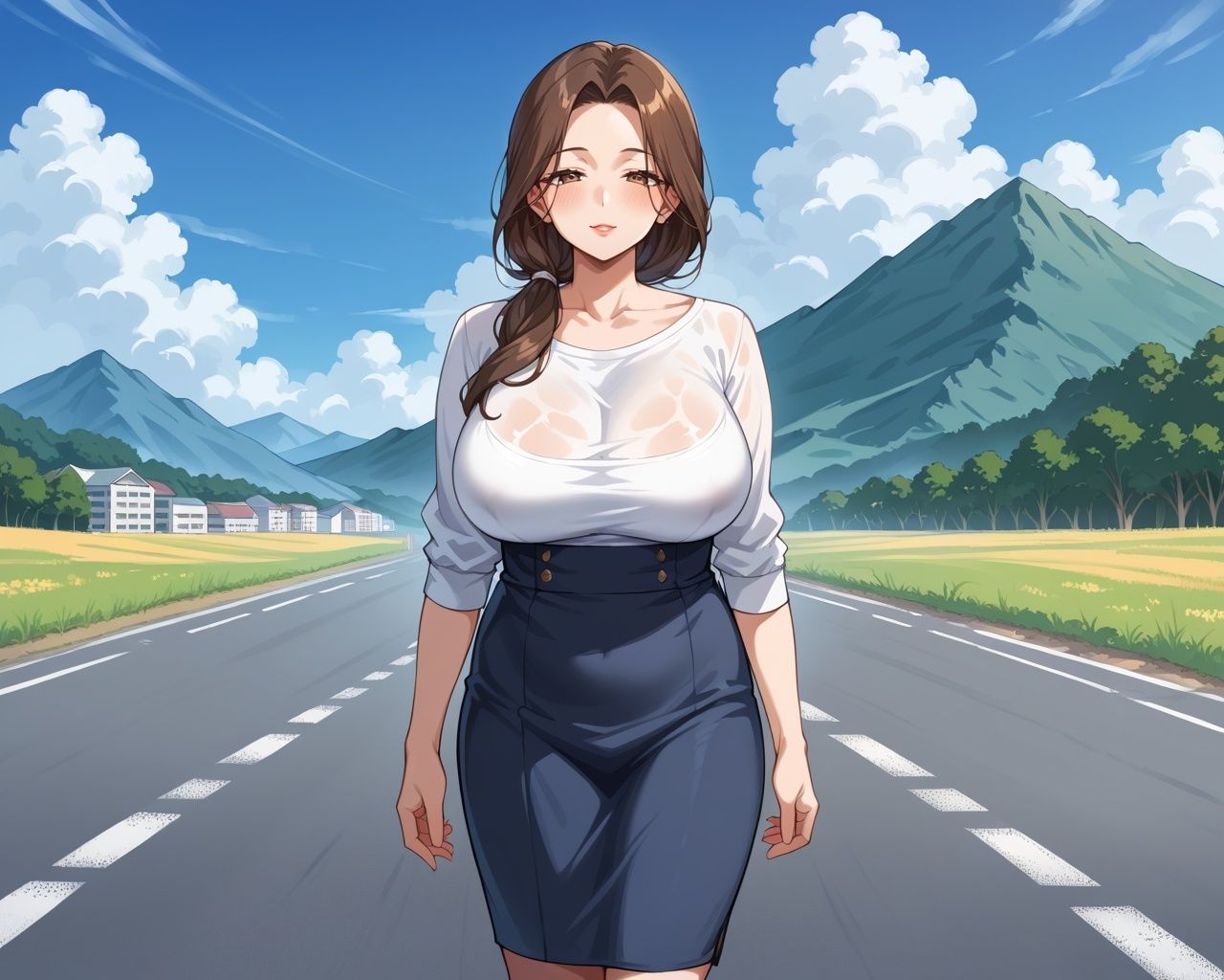 サンプル画像1:痴女人妻の趣味は野外孕ませ・カーセックスそしてお持ち帰り(ろんどん肉圧ぷりん) [d_529774]