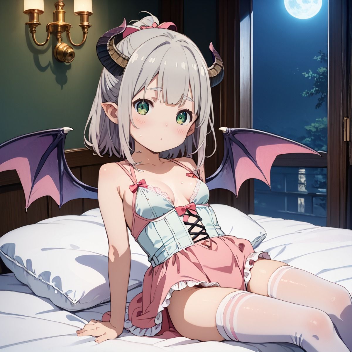 サンプル画像2:エロエロ！月夜の晩に現れる淫魔サキュバスPart6(貧乳っ子倶楽部) [d_529878]