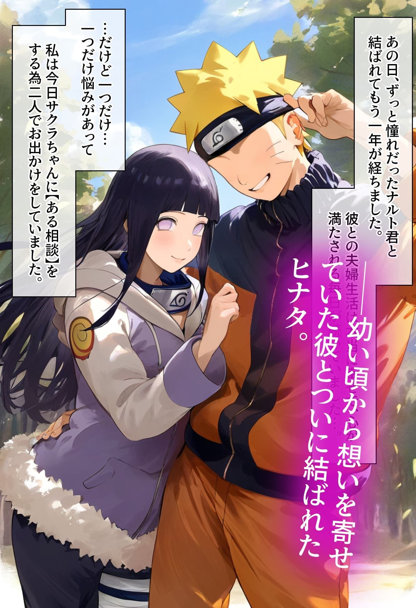 サンプル画像1:浮気をする女、日向ヒナタ。(NTRの村) [d_529922]