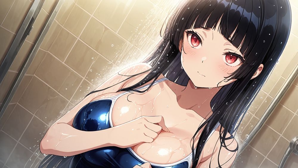 新任教師が黒髪巨乳＆茶髪ちっぱい美少女のスク水を染めてイク【4K】【FANZA専売】6