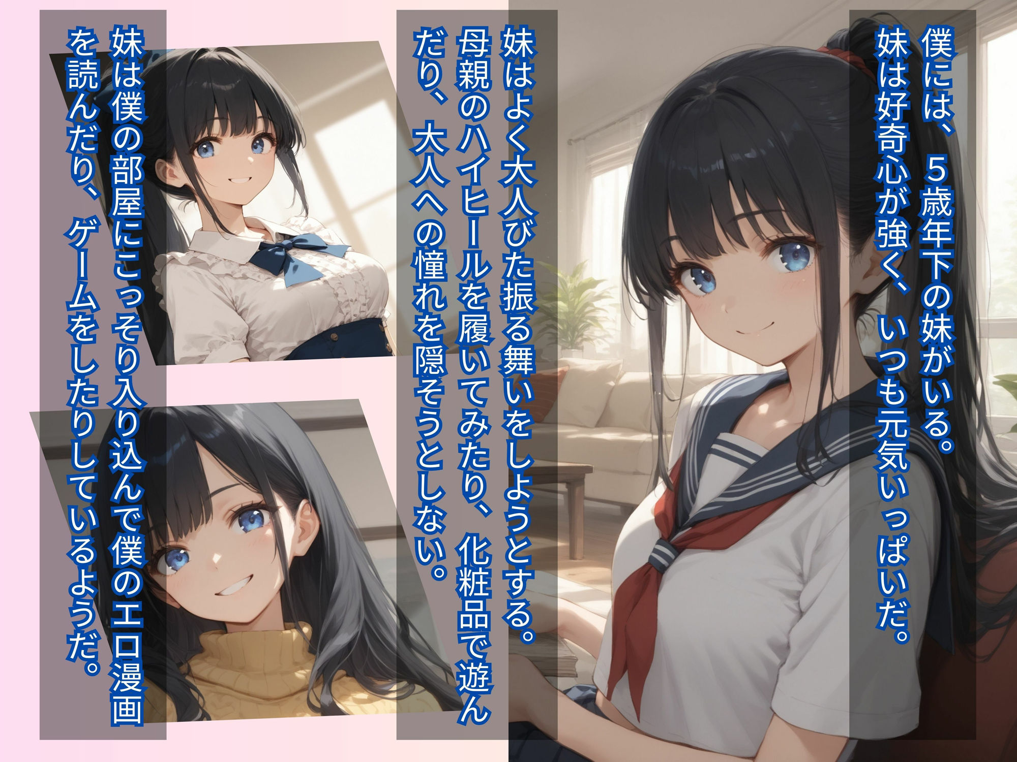 サンプル画像1:お兄ちゃん、私、早く、大人になりたい(パンプキンちゃん) [d_530203]