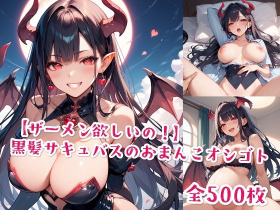 【ザーメン欲しいの！】黒髪サキュバスのおまんこオシゴト【Jkと散歩】