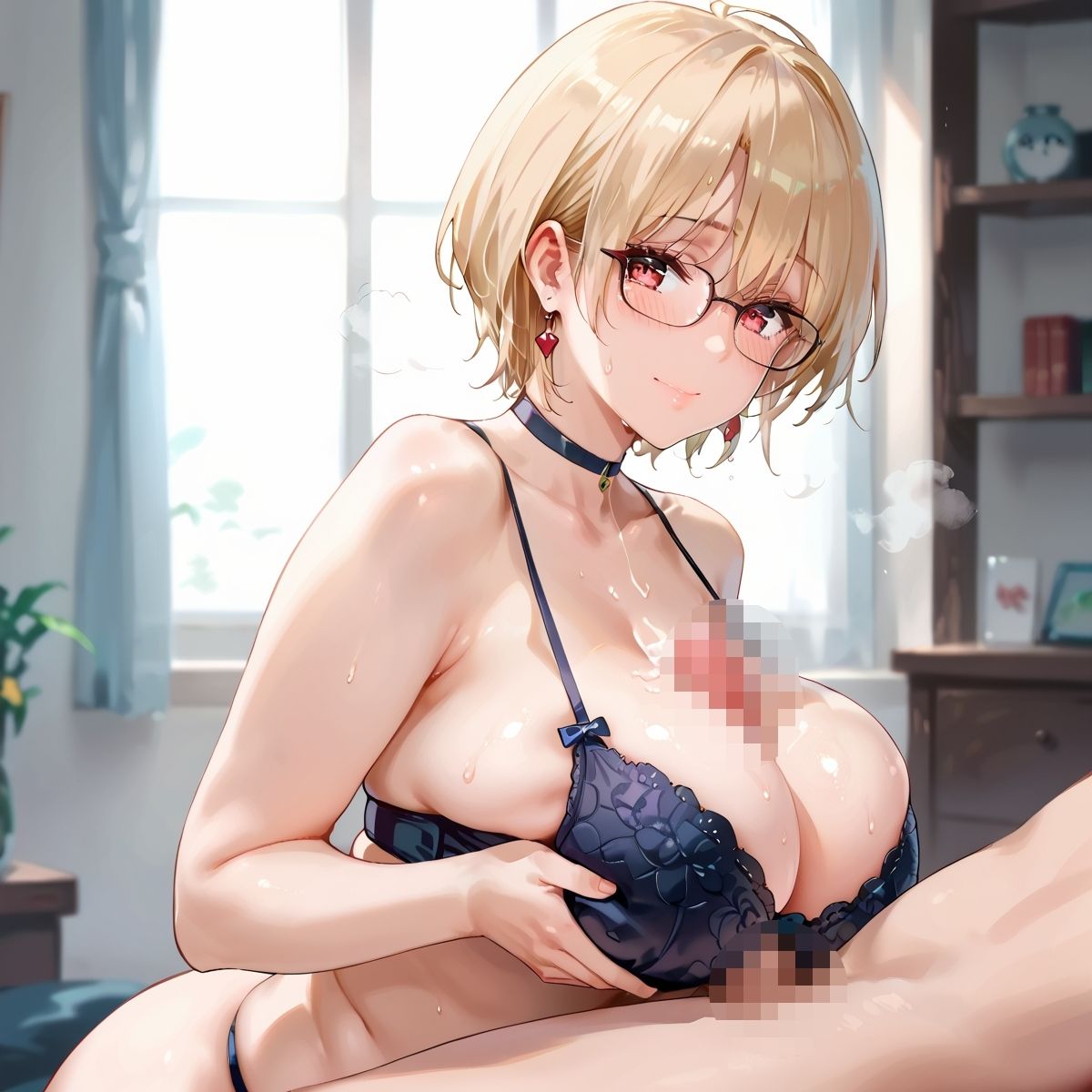 サンプル画像3:＜夫のいいなり…。＞ぽっちゃり眼鏡妻との交尾Part2＜画像150枚＞(むちむちまにあ) [d_530258]