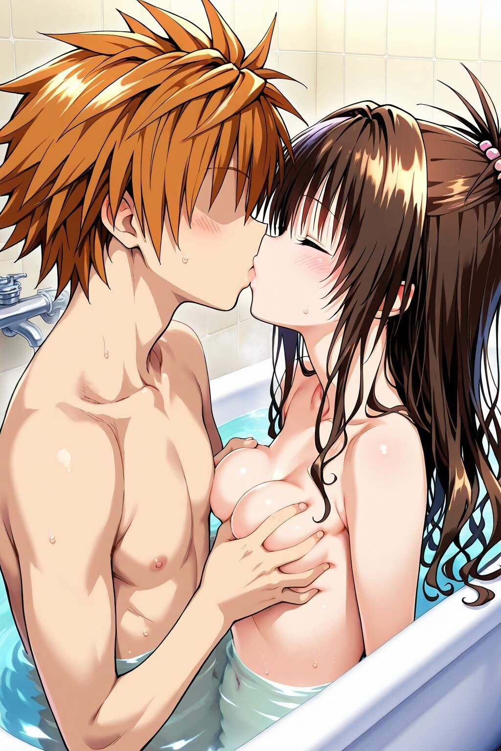 サンプル画像3:兄妹水入らずお風呂でいちゃラブえっち(ペペチー愛好家) [d_530277]