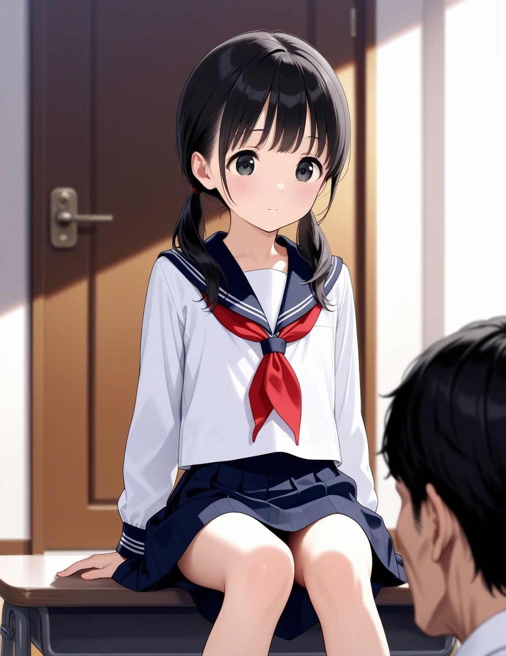 サンプル画像1:溺愛していたつるぺた娘が家庭内肉便器(生はむ少女) [d_530441]