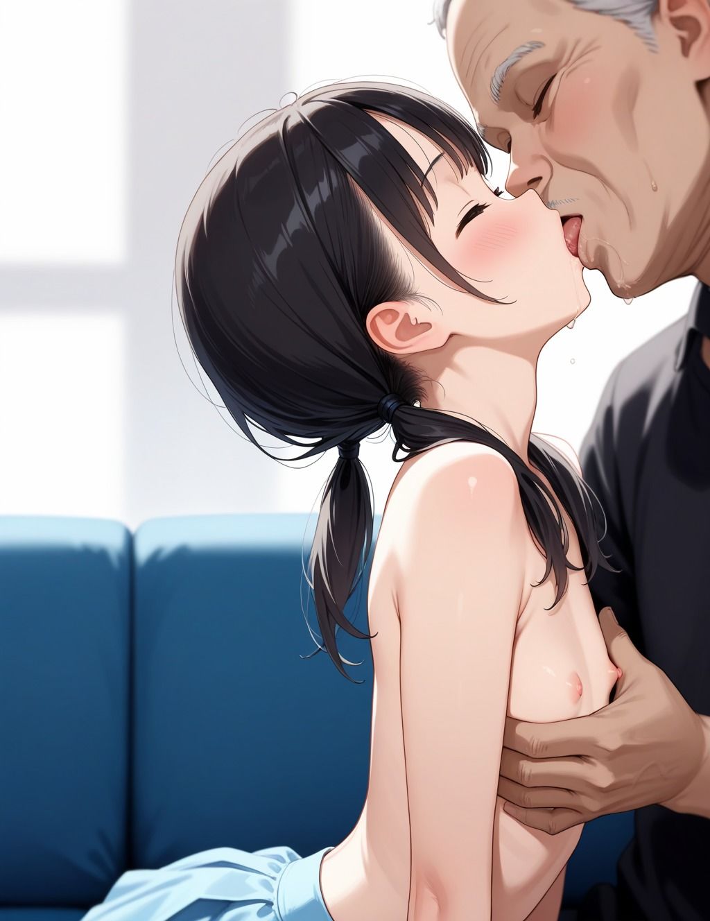 サンプル画像6:溺愛していたつるぺた娘が家庭内肉便器(生はむ少女) [d_530441]