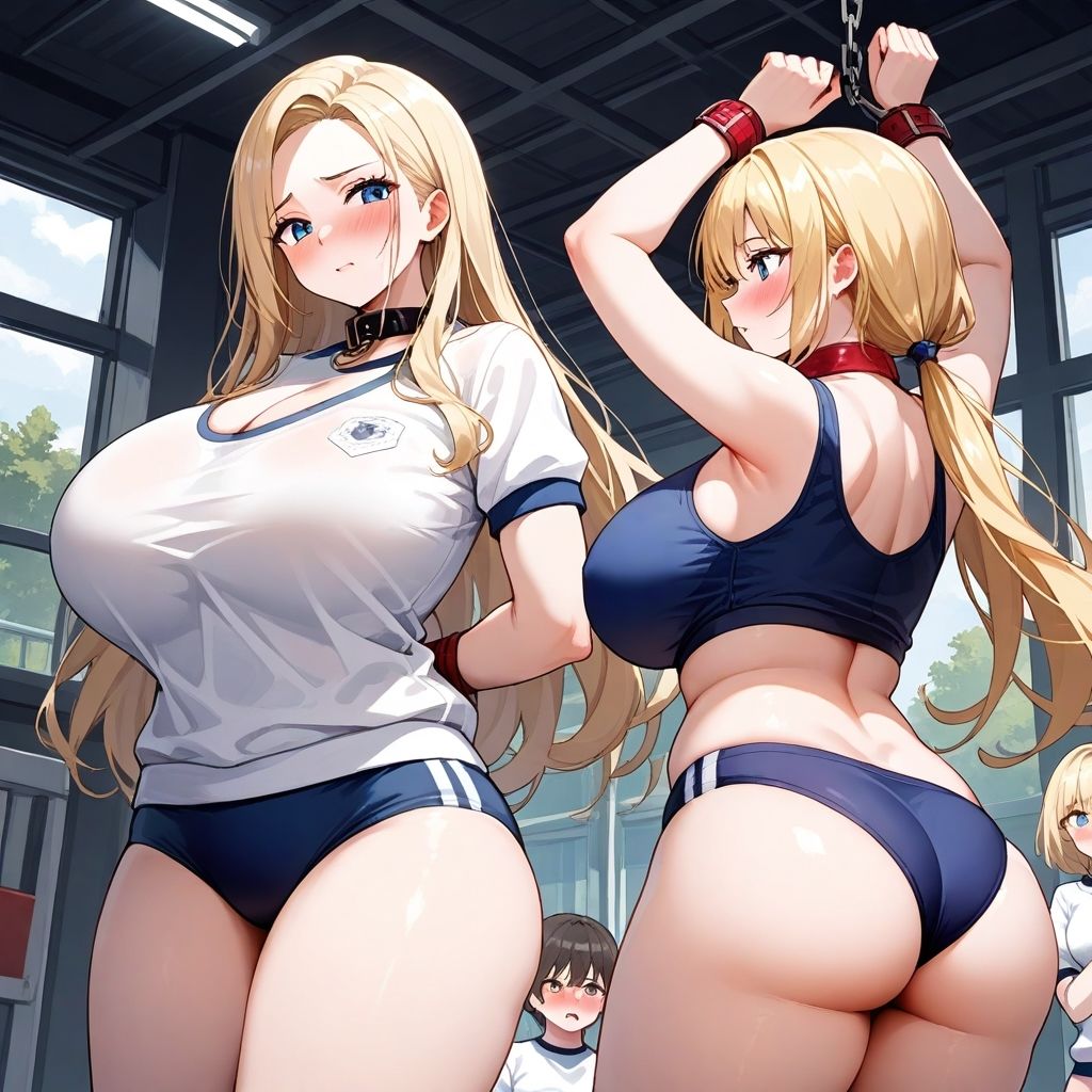 サンプル画像2:【微エロ】フェチコレVol.29〜32総集編 吊り上げ拘束されて辱められる巨乳美女たち【総枚数1，000枚】(満点星) [d_530502]