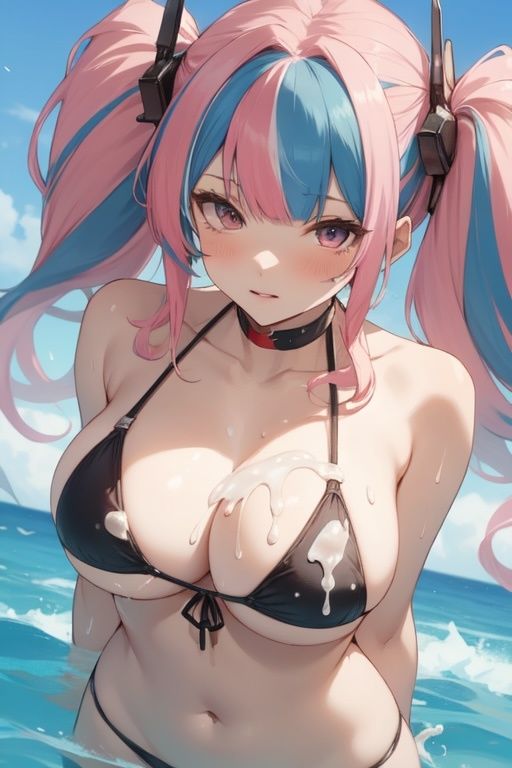 サンプル画像6:虹かけ誌  アズールレーン  イラスト集7   ブレマートン  お股に、お・ま・た・せ！(九情承太郎商店) [d_530568]