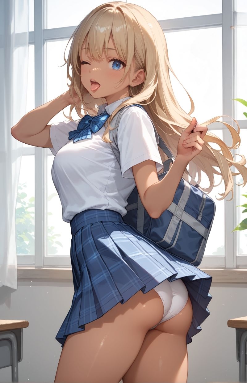 サンプル画像1:グラビア＆裏画像 JKアイドル 高山かずさ(AIらぼんぬ) [d_530664]