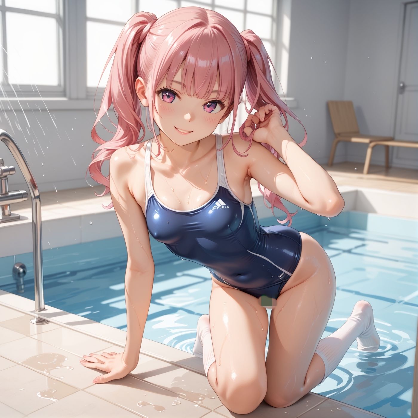 サンプル画像3:学園性活！びちょびちょで？やりまくりな水泳部【厳選CG250枚収録】(アオとハル) [d_530795]