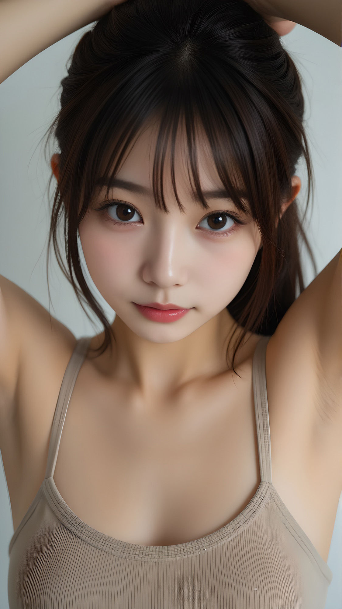 動くAI美女の脇にドキドキ！脇フェチ歓喜の高解像度画像＆動画 - 脇を愛する全ての人へ 画像1