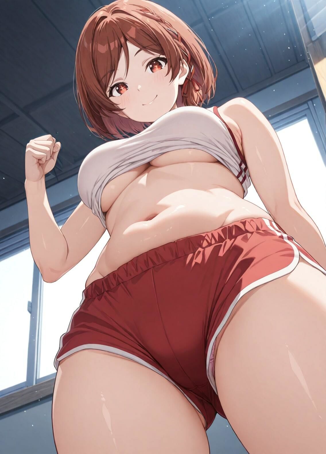 サンプル画像6:「クラスの大嫌いな女子と結婚することになった」桜森朱音セクシー写真集2（全500枚）(人の海) [d_530904]