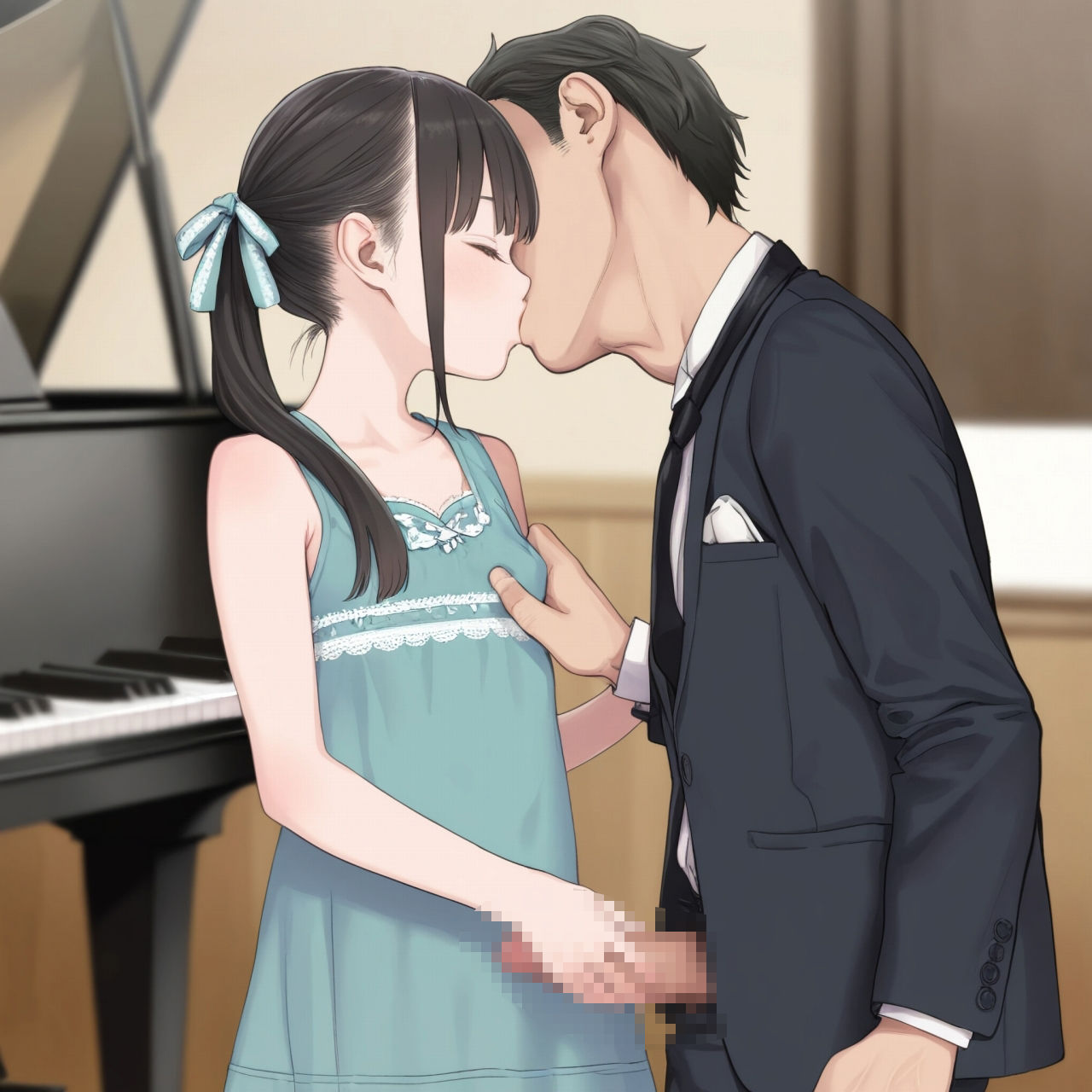 サンプル画像3:ピアノ発表会の追加得点(ジャングルジム) [d_530977]