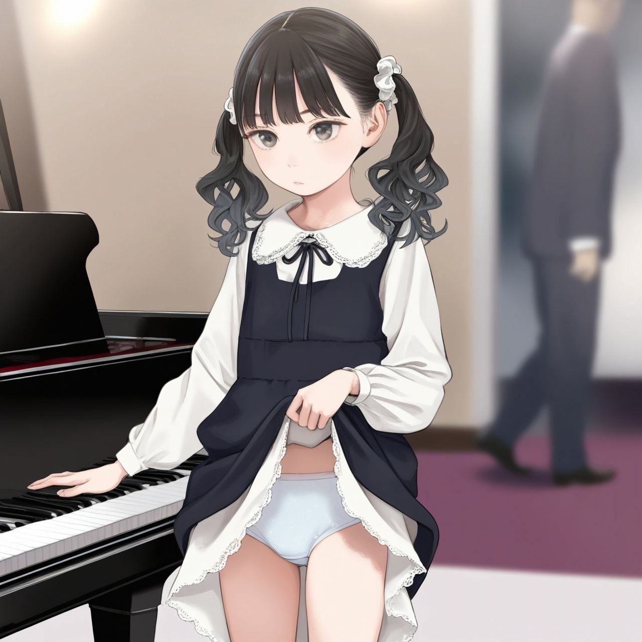 サンプル画像5:ピアノ発表会の追加得点(ジャングルジム) [d_530977]