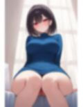 縦ニットセーター 着エロ パンチラCG集 画像1