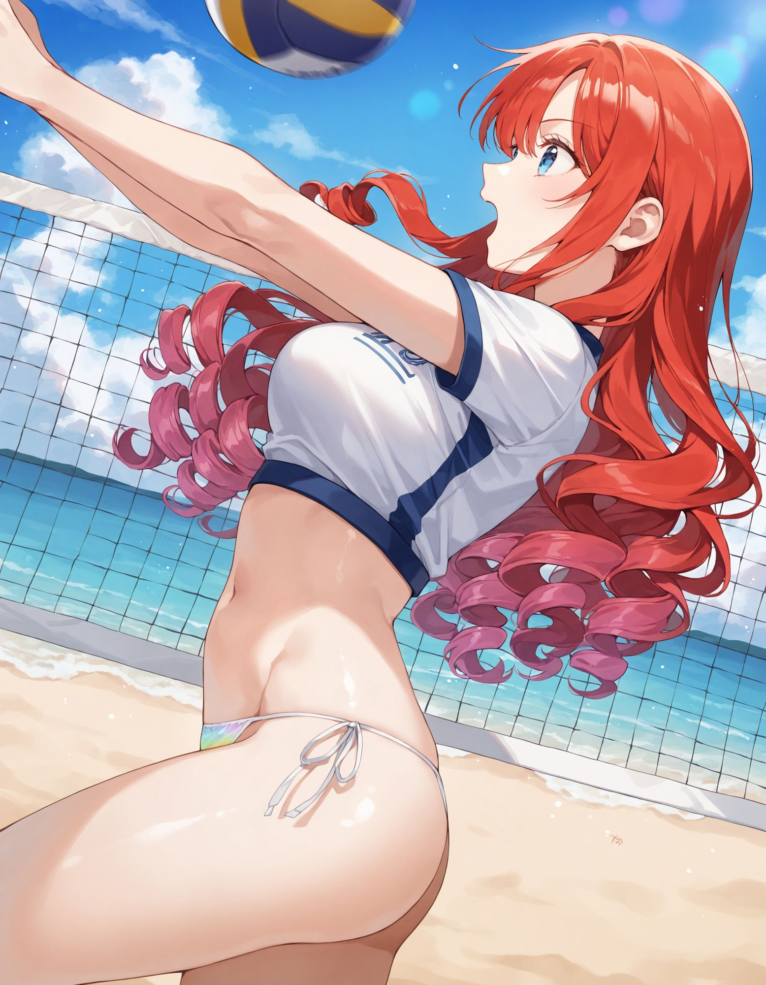 サンプル画像1:えちえちビーチバレーユニフォーム(D.P.H.) [d_531041]