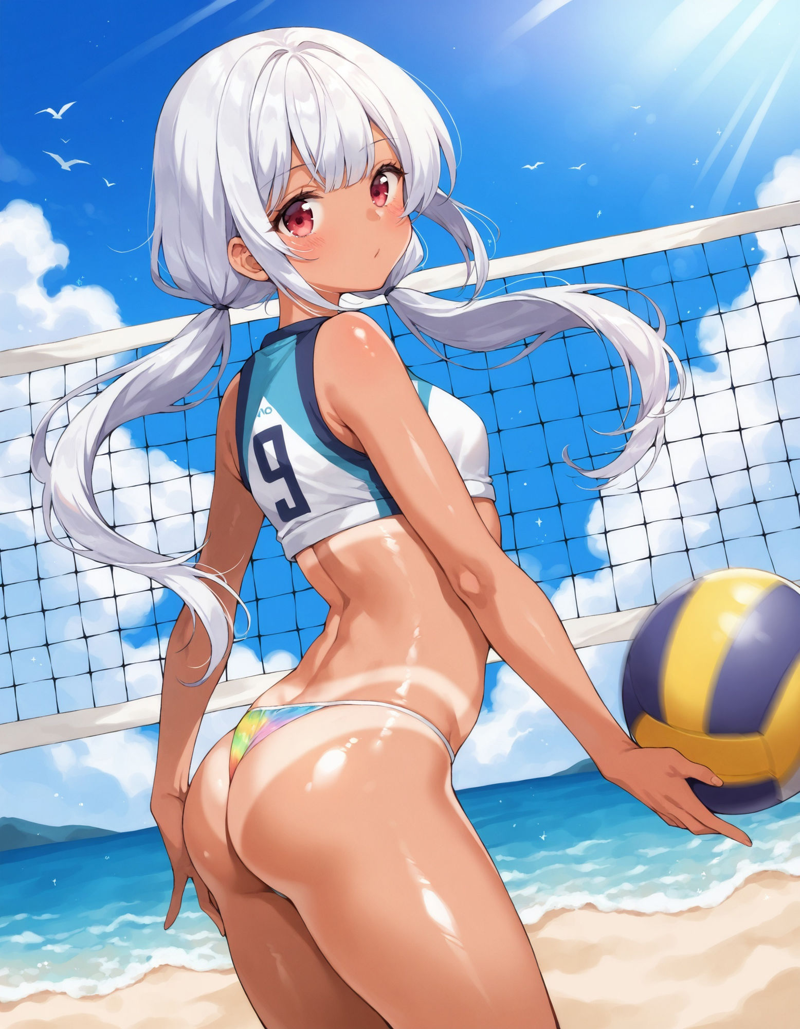 サンプル画像2:えちえちビーチバレーユニフォーム(D.P.H.) [d_531041]