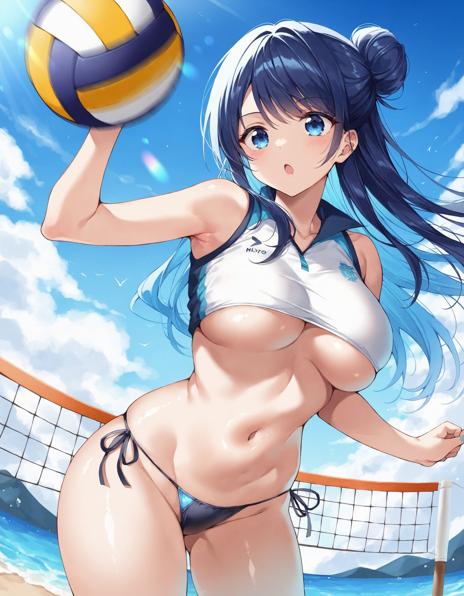 サンプル画像4:えちえちビーチバレーユニフォーム(D.P.H.) [d_531041]