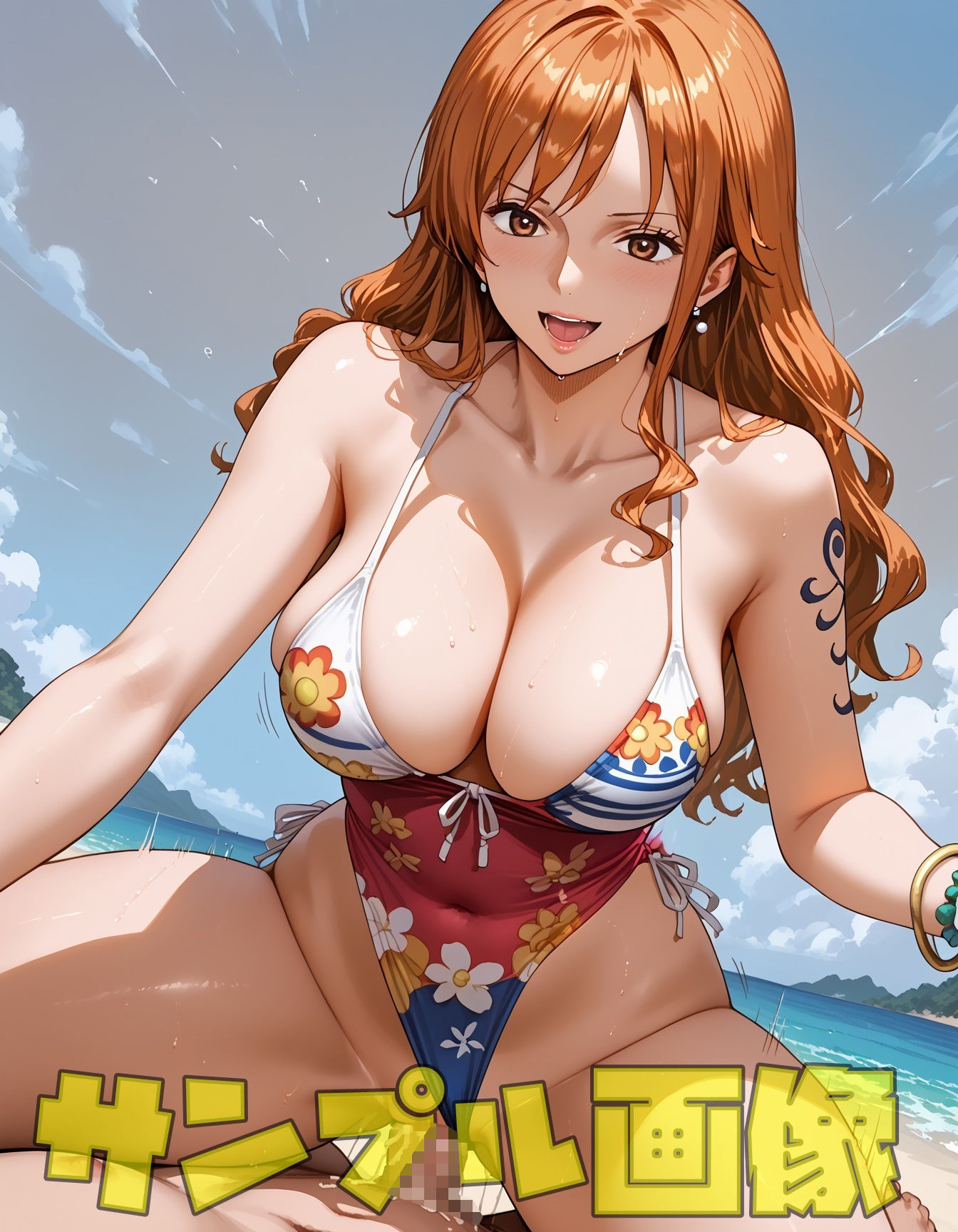 サンプル画像5:泥棒猫のビーチはサカり場 ACT.2(ツチノコ工房) [d_531219]