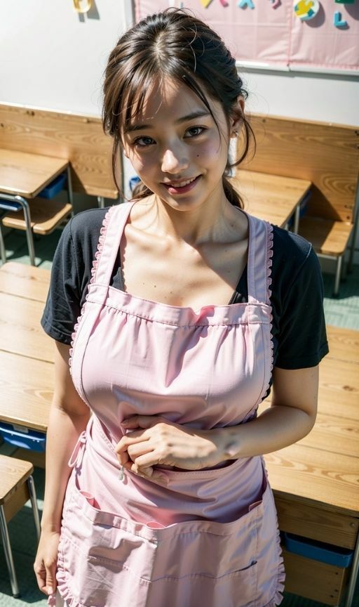 サンプル画像1:クレヨン〇んちゃんの まつ〇か先生に憧れて…  憧れの先生を目指していたら 顔中クリームまみれに！？(タルタル) [d_531361]