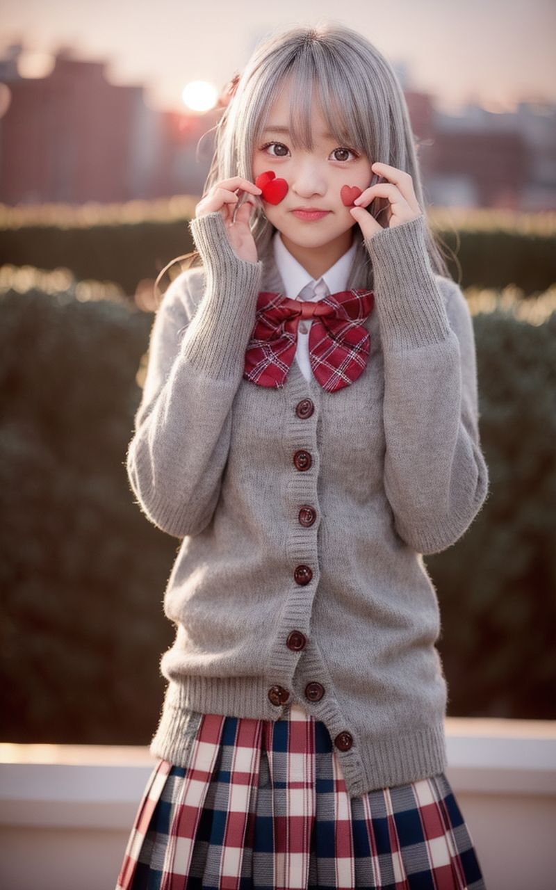 サンプル画像3:AI美女写真集┃バレンタインの乙女(AI美女写真集┃清楚な大人) [d_531391]