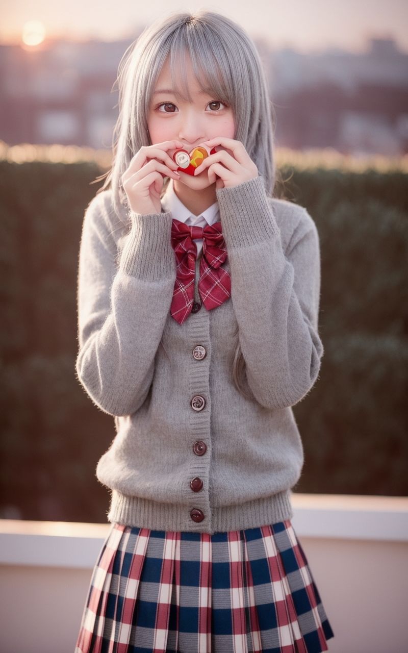 サンプル画像5:AI美女写真集┃バレンタインの乙女(AI美女写真集┃清楚な大人) [d_531391]