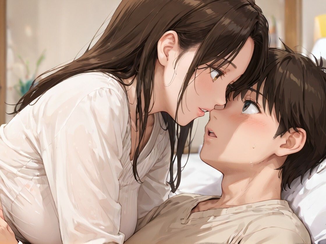 サンプル画像1:爆乳人妻-兄嫁と-(つきよみくん) [d_531441]