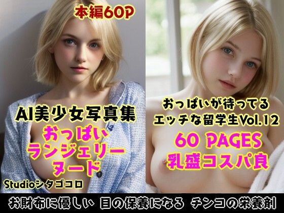 外国人留学生たちが可愛すぎる美少女写真集 Vo1.12〜毎日ベッドに金髪美少女おっぱいが待機している件プチ1〜