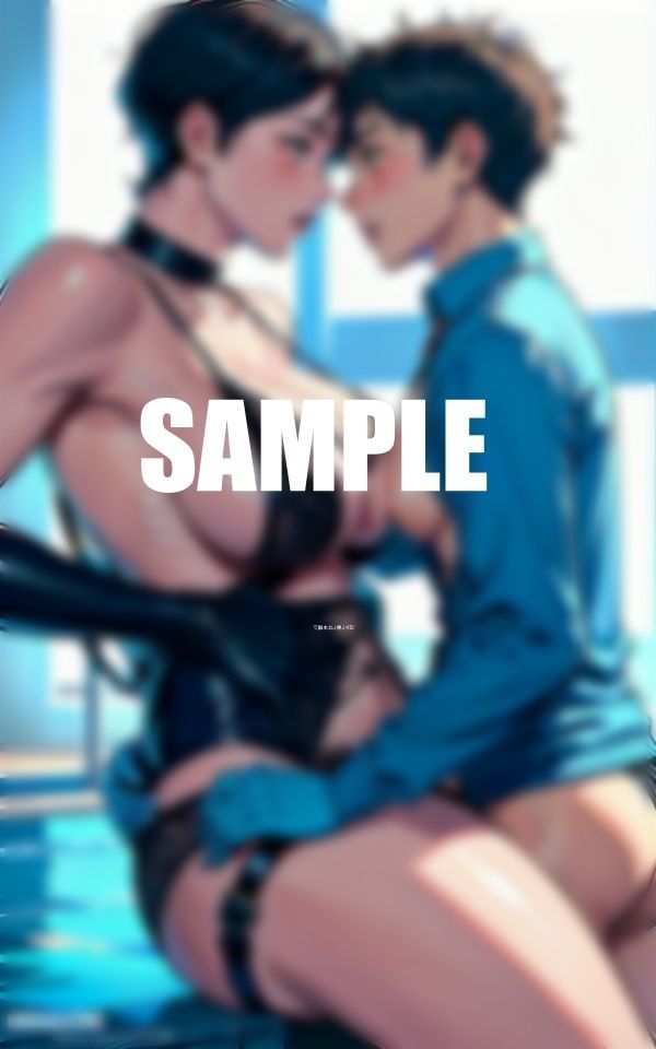 サンプル画像1:欲求不満で我慢できない濡れ濡れ美熟女たち(AI美女LABO.26) [d_531620]