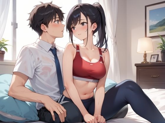 サンプル画像2:濡れやすいスポーツ女子のキツマンで膣絞りされた(よしイクぞうさん) [d_531629]