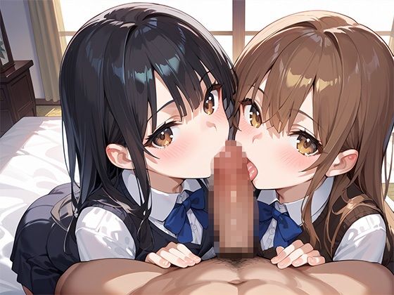 サンプル画像2:女子更衣室に潜入して人生終わった…と思ったら、僕のチ◯コに部活女子は興味深々！！(チョコバナナ) [d_531723]