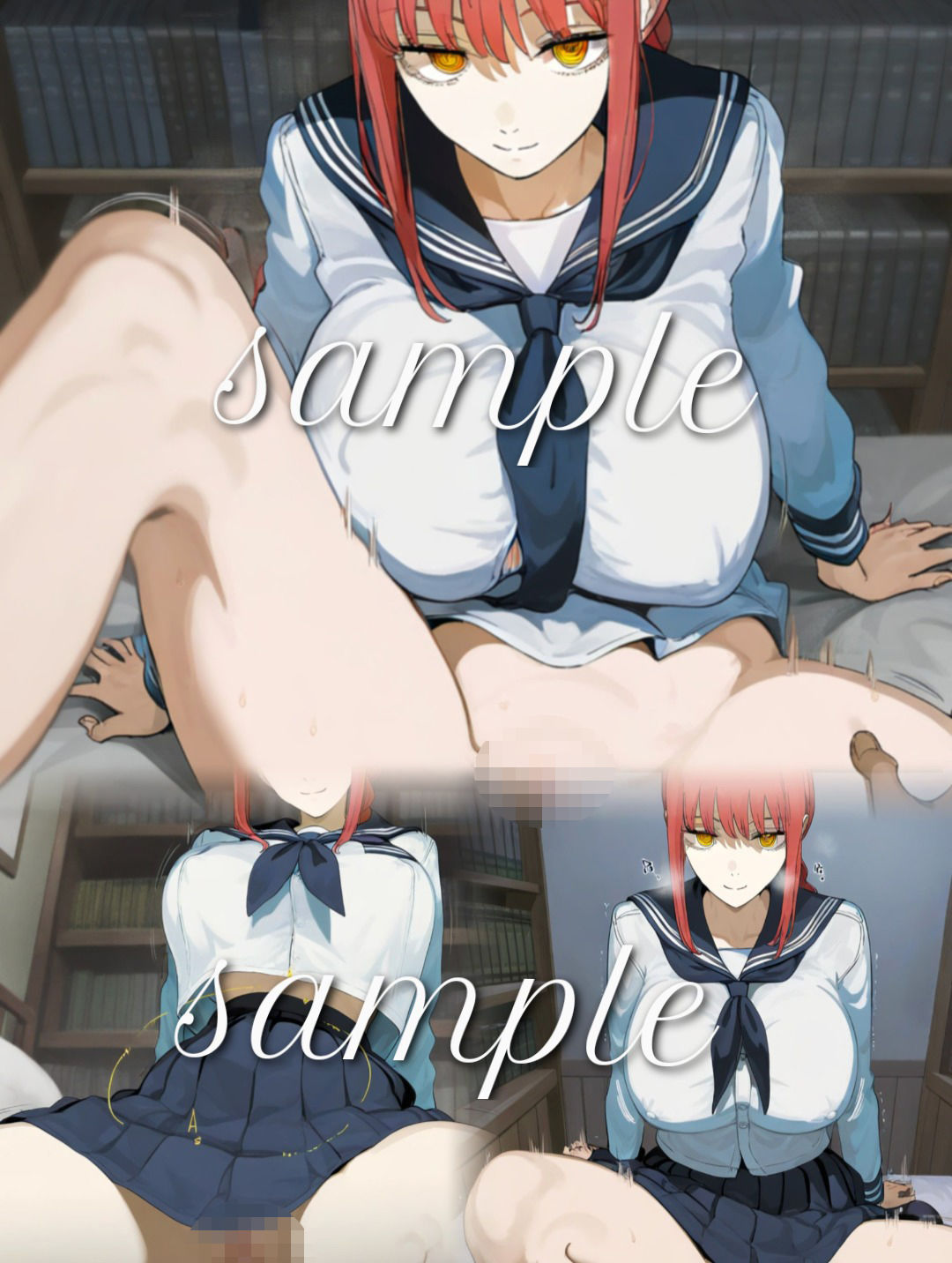 サンプル画像3:【500枚】ハメ撮りえろ動画in図書館｛21｝〜顔色ひとつ変えない彼女はたまに喘ぐ〜(鼉カメラふぱぁん) [d_531791]