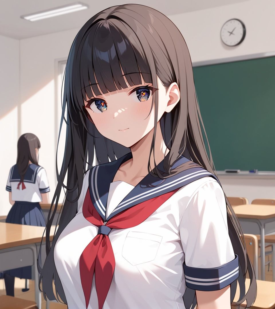 サンプル画像2:ド淫乱生徒会長橘さん(謎の光) [d_531798]