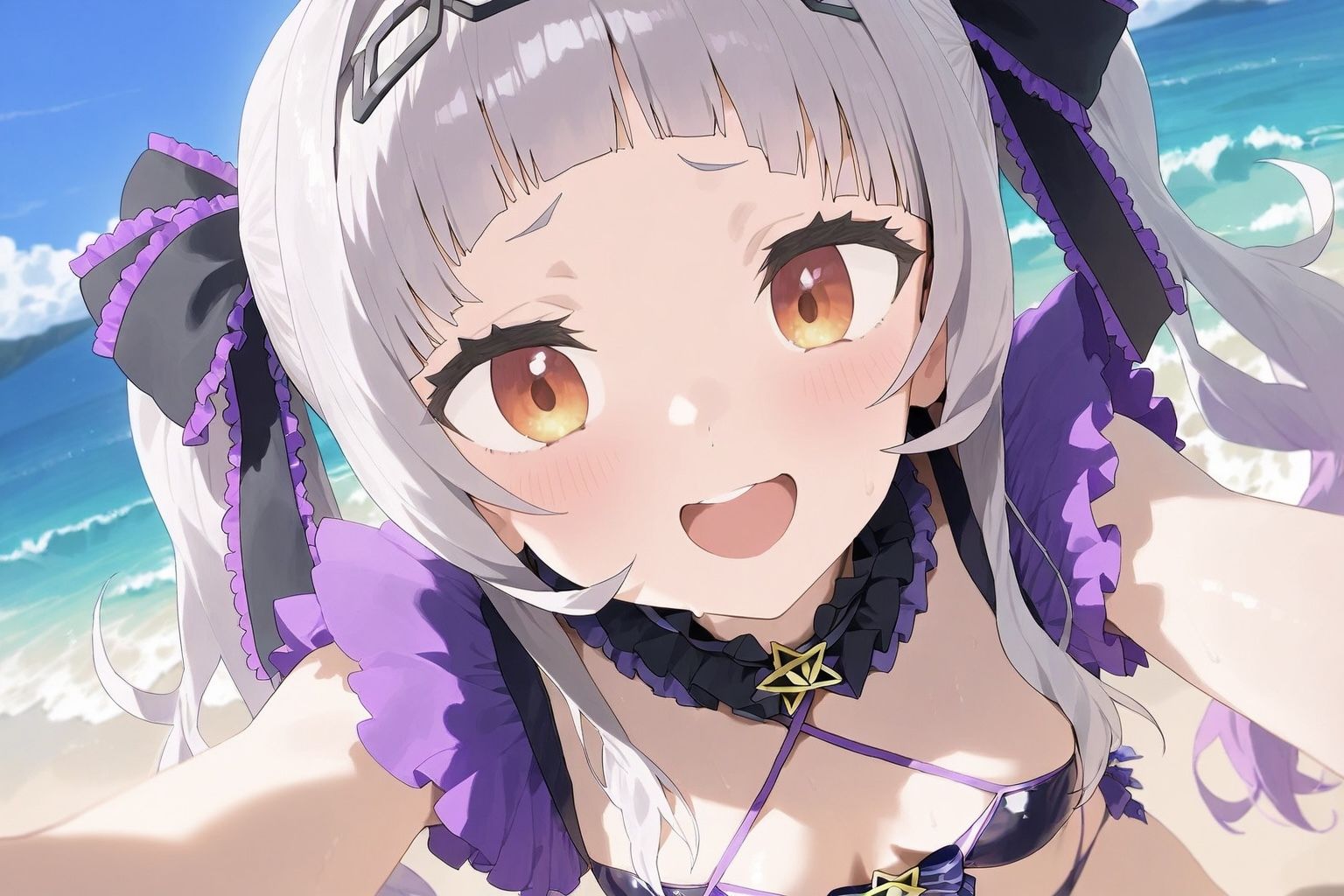 サンプル画像2:紫咲シ◯ン  イメージビデオ＆M調教(AIホロアートワークス) [d_531916]