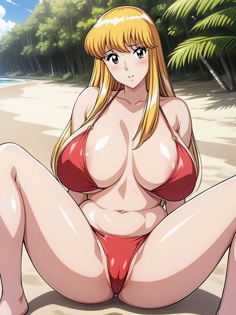 サンプル画像1:とある婦警のバカンス(らいおんへっど) [d_531938]