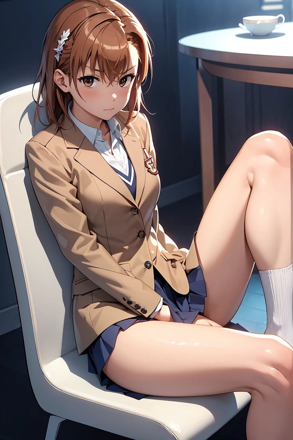 サンプル画像1:御坂〇琴  JKブレザー制服（65枚）(ひぐまアート) [d_532086]