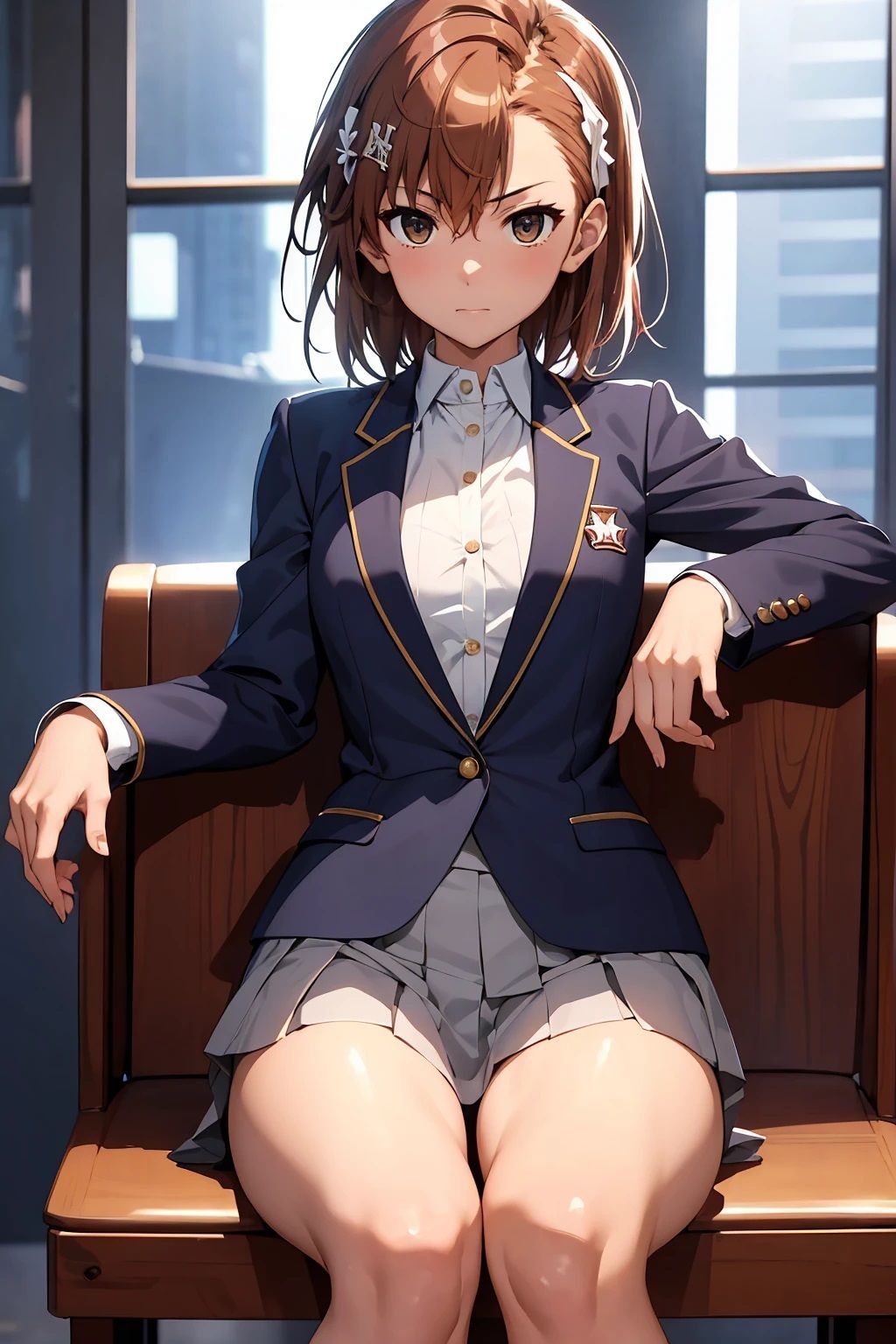 サンプル画像3:御坂〇琴  JKブレザー制服（65枚）(ひぐまアート) [d_532086]