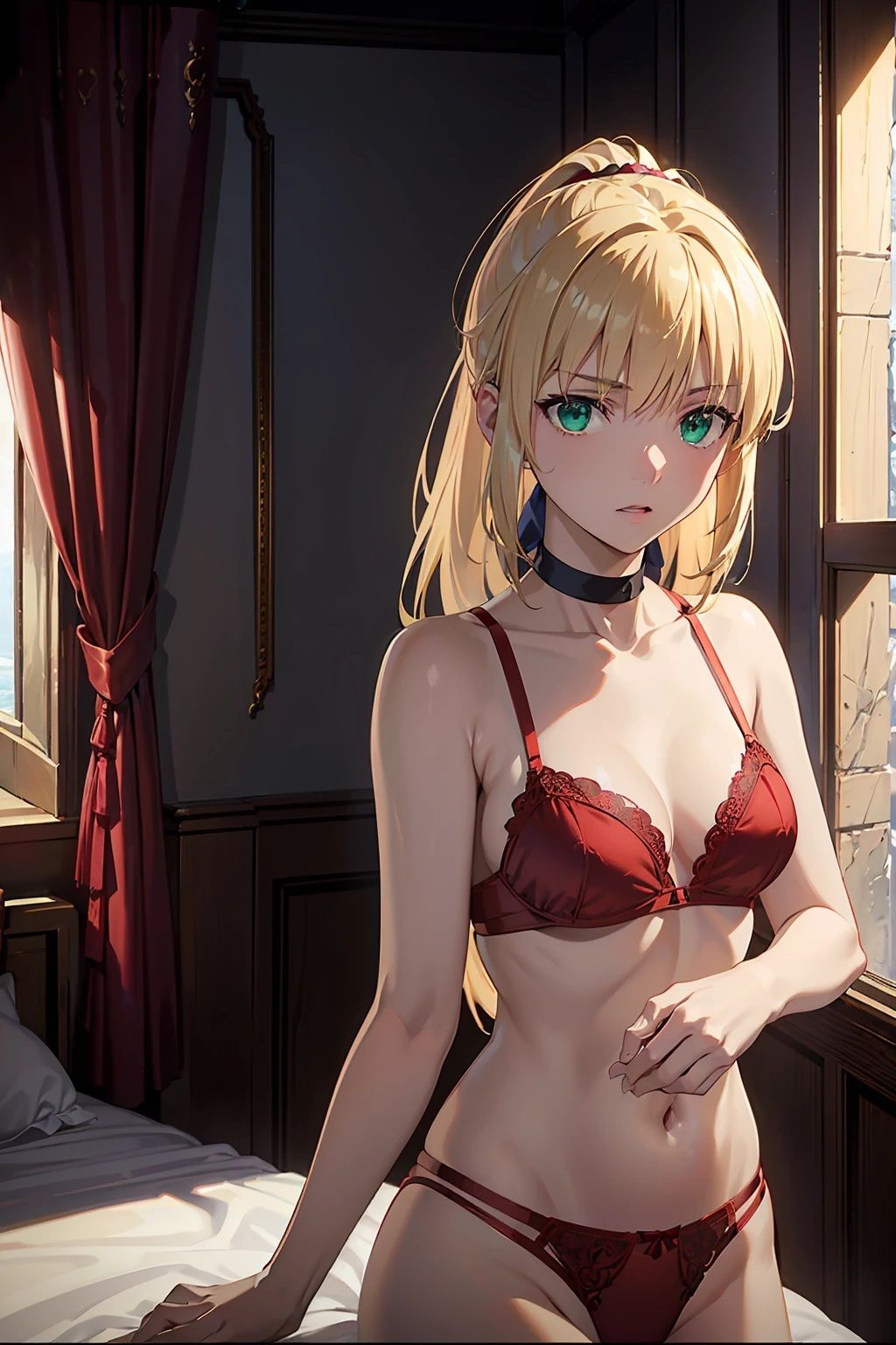 サンプル画像1:セ〇バー  赤下着  （103枚）(ひぐまアート) [d_532088]