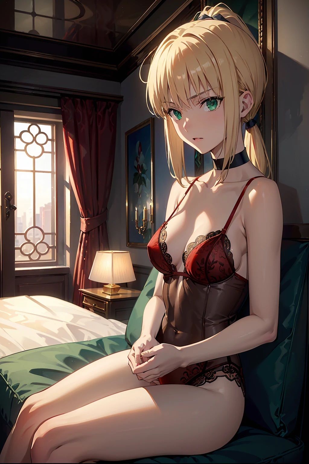 サンプル画像2:セ〇バー  赤下着  （103枚）(ひぐまアート) [d_532088]