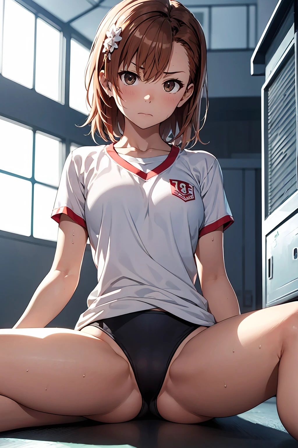 サンプル画像2:御坂〇琴  ジムでブルマ（70枚）(ひぐまアート) [d_532094]