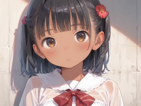 サンプル画像1:むちむち褐色ロリ少女と汗だく子作りせっくす！(おちんこぽん) [d_532159]