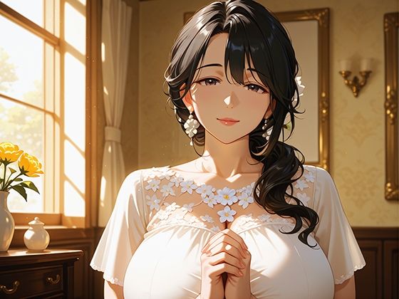 サンプル画像1:人妻館 優しく微笑んでくれる友達のお母さん(完熟マンゴー) [d_532208]