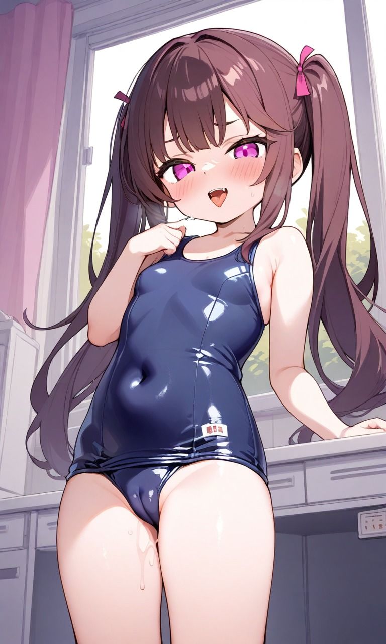 サンプル画像2:スク水メ〇〇キが見せつけてくる！ part1(あおい屋) [d_532212]