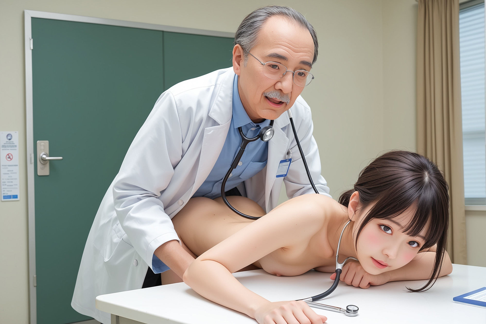 サンプル画像2:ナースステーションでドクターと。(SakuraBooks) [d_532273]