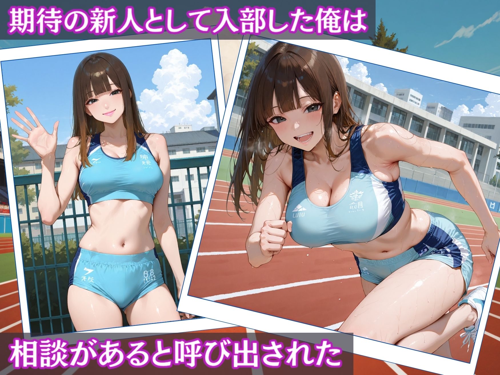 サンプル画像1:陸上巨乳女子校生を調教支配(mapuememaru) [d_532321]