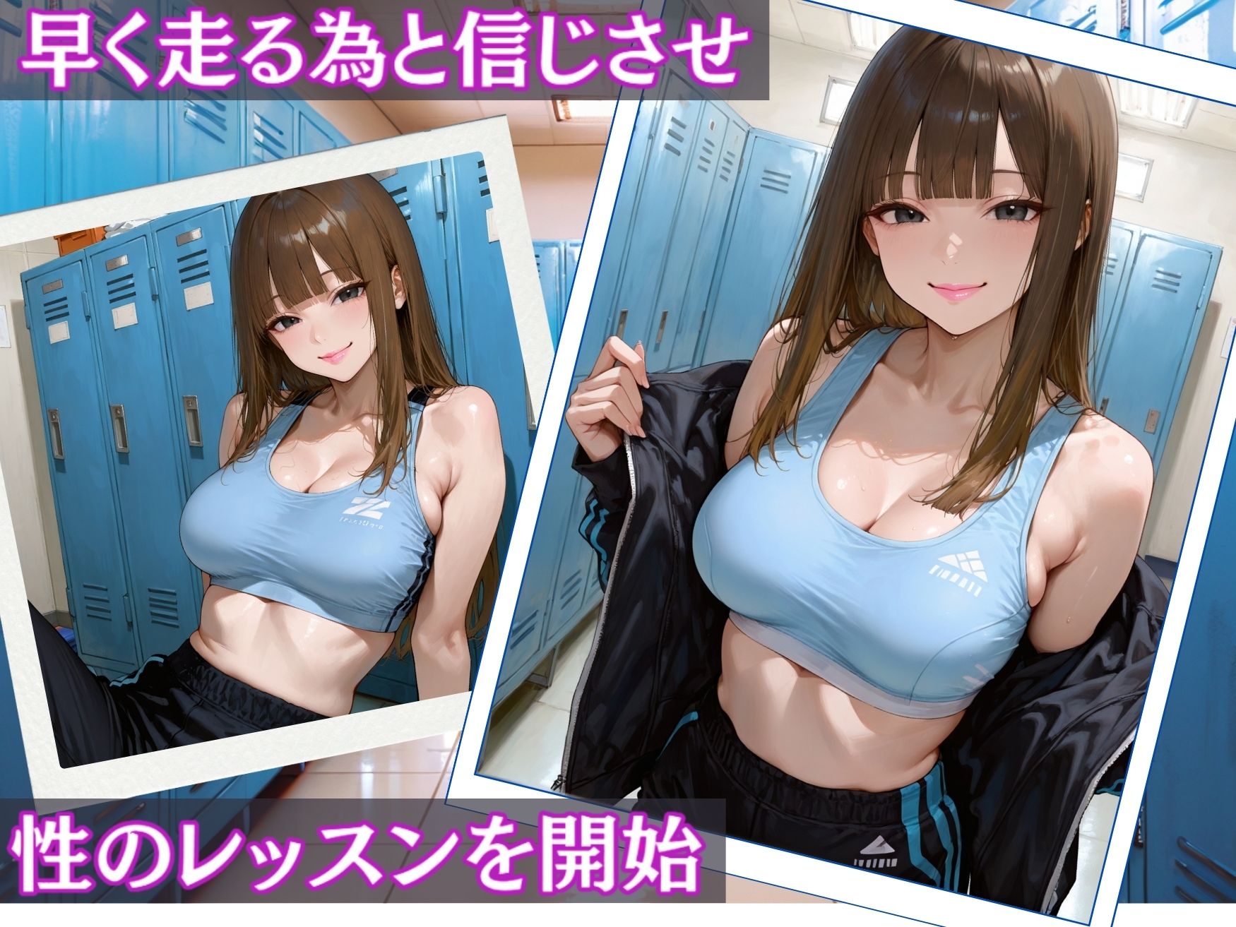 サンプル画像3:陸上巨乳女子校生を調教支配(mapuememaru) [d_532321]
