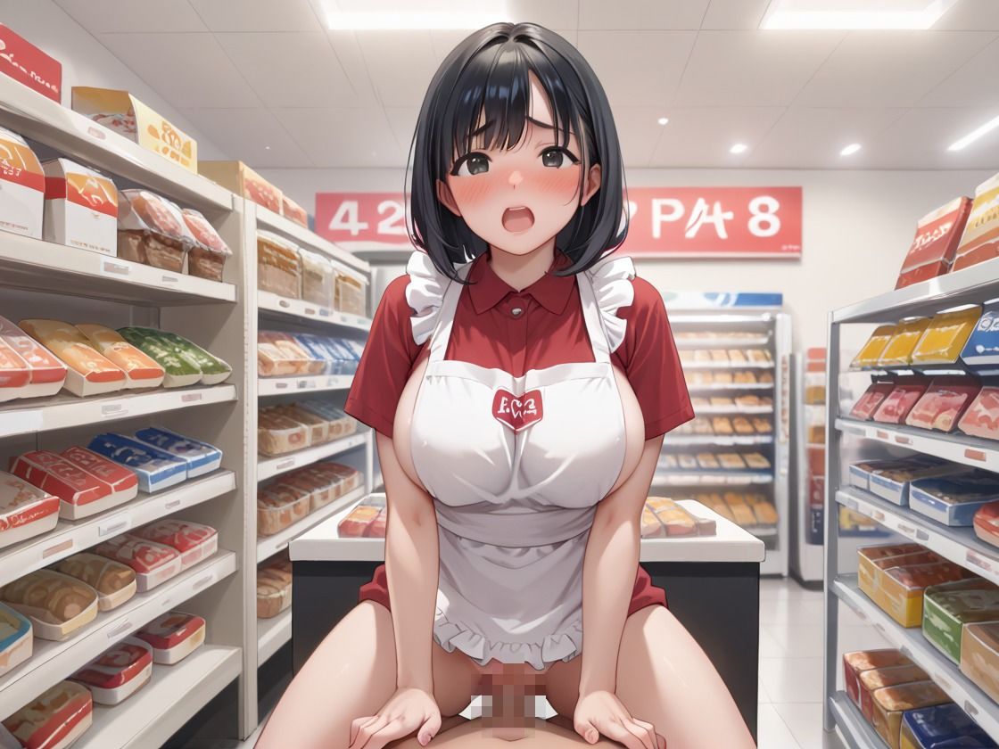 サンプル画像1:バイト中の女子校生にお仕置きセックス(ビッチ女子高生) [d_532421]