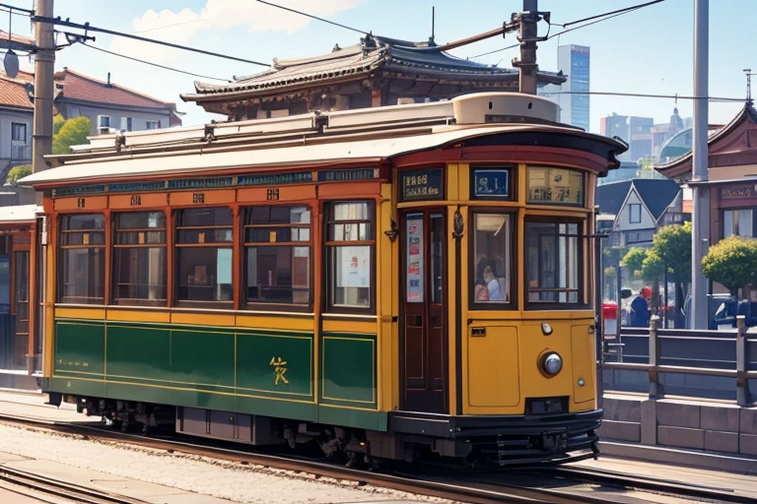 電車・モノレール  背景素材 画像3