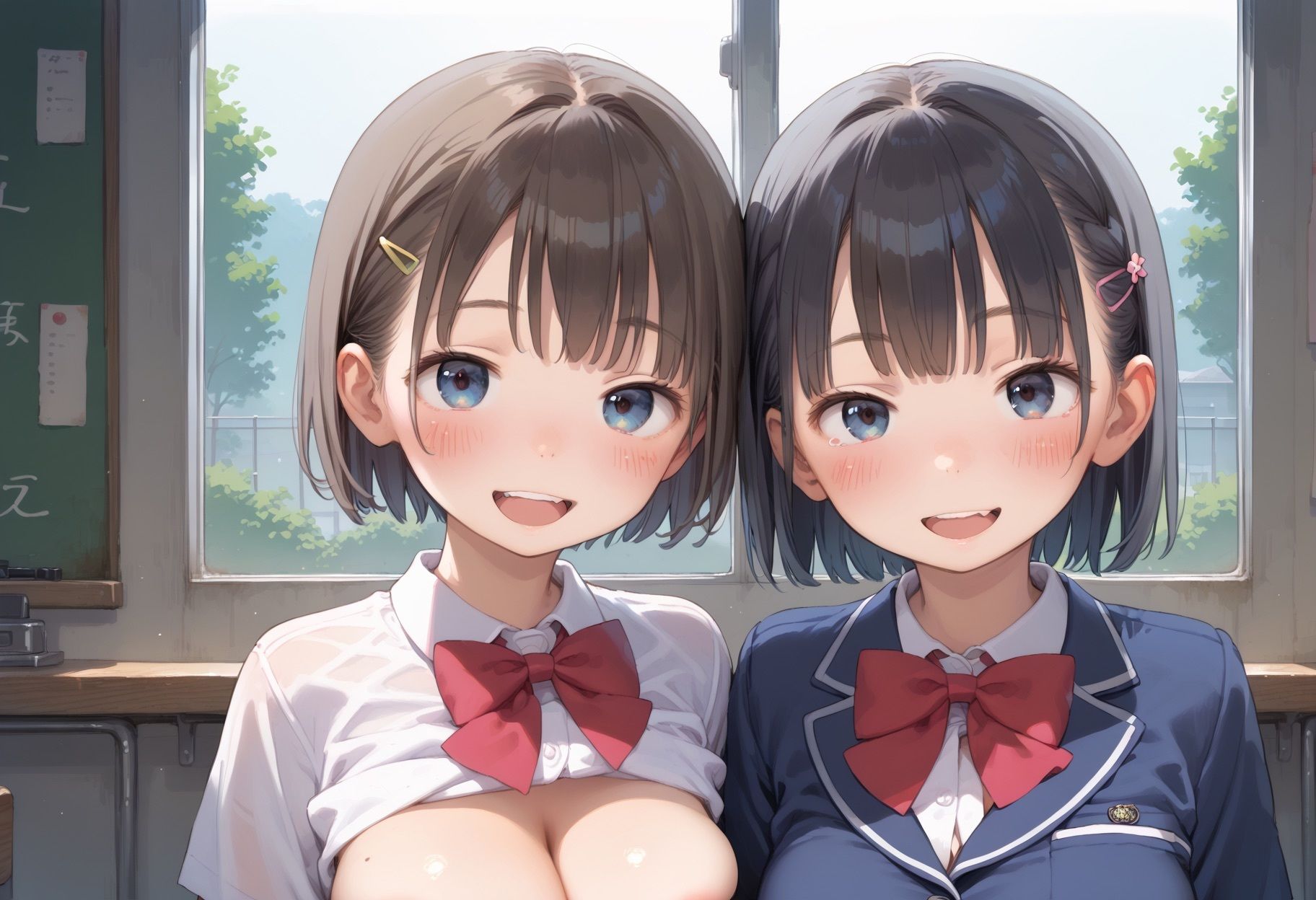 サンプル画像5:淫行学園で巨乳女子校生をとにかく孕ませる！！(AIRIS) [d_532499]