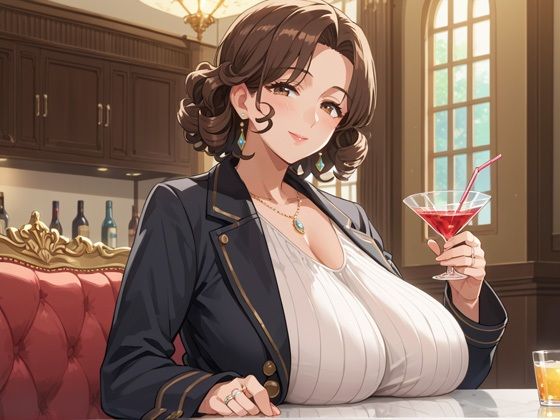 爆乳で上司を堕とす人妻 画像1